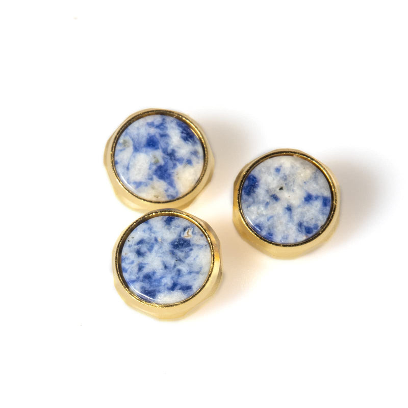 Cheerock Trumpet Valve Caps Finger Buttons Trumpet Replacement Accessories 3Pcs Dark Blue