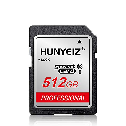 512GB SD Card Memory Card High Speed U3 Security Digital Flash Memory Card Class 10 Full HD Video for Camera,Videographers&Vloggers and SD Card Compatible Devices(512GB)