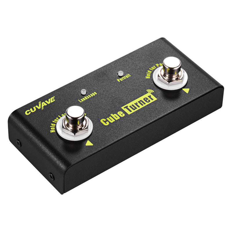 Lerodite Page Pedal Tuner, External Pedal Controller,Music Score Control the Turning Function Page Up Page Down for Guitar Effect Pedal,Tablet,Mobile Phone