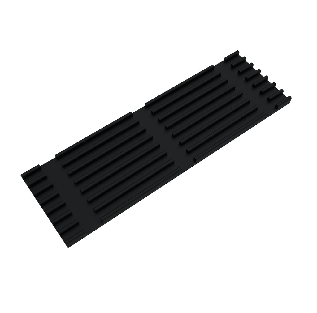 Thin 3mm M.2 2280 SSD Heatsink Cooler, with Silicone Thermal Pads, Cooling for PC Computer PS5 M.2 NVMe SSD or M.2 SATA SSD, Black.