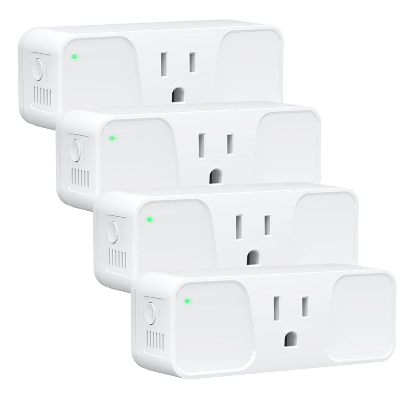 Smart Plug, Milfra 2.4GHz WiFi Smart Plug Smart Home Wi-Fi Outlet Compatible with Alexa Google Assistant Smart Plug 4Pack