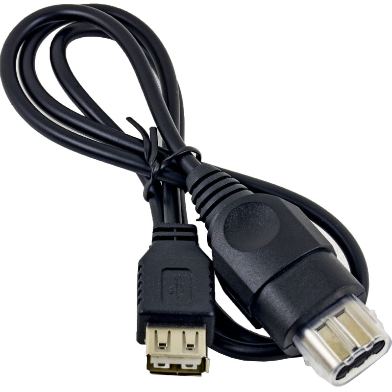 risingsaplings PC Female USB Converter Adapter Cable Cord for Original Xbox Console Gen.1 Console About 30.5in Length