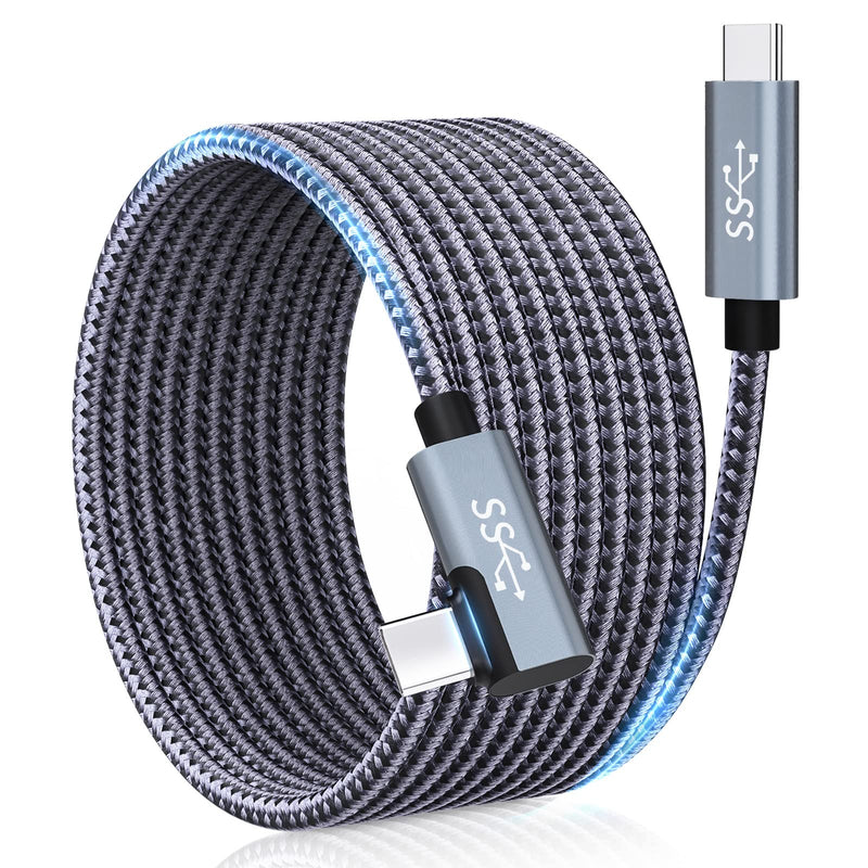 20FT/6M Link Cable for Oculus Quest 2/Quest 1, Electop USB C 3.2 Gen1/ 5Gbps, Compatible with Oculus Quest Link Cable, Fast Charging & PC Data Transfer, Type C Cable for VR Headset Quest and Gaming PC