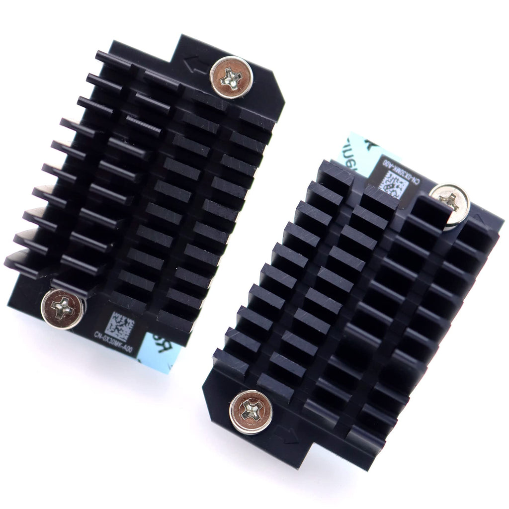 Deal4GO 2-Pack VR Heat Sink Module VRM Heatsink X30MK 0X30MK Replacement for Dell Alienware Aurora R13 XPS 8950 Precision 3660,Black,CN-0X30MK