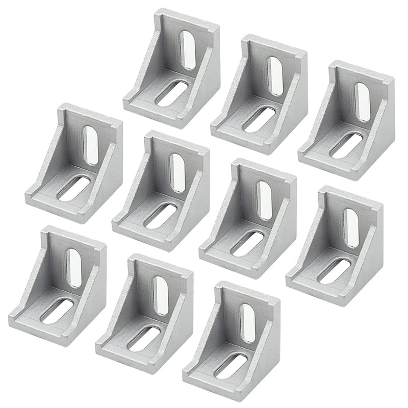 Tsnamay 4040 Inside Corner Bracket Gusset for 4040 Aluminum Extrusion Profile with Slot 8mm-10PCS 10pcs