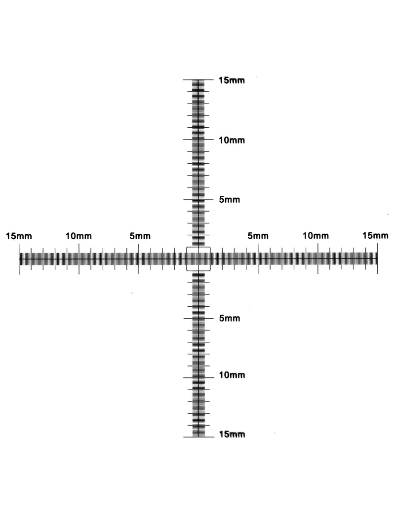 TOSUKKI 0.1mm Microscope Micrometer Calibration Ruler Slide, Cross Microscope Micrometer，Micrometer Ruler,Micrometer Ruler for Microscope,Micrometer Ruler,Micrometer Measuring Tool