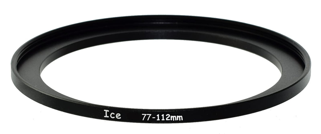 ICE 77mm to 112mm Step Up Ring Filter/Lens Adapter 77 Male 112 Female Stepping