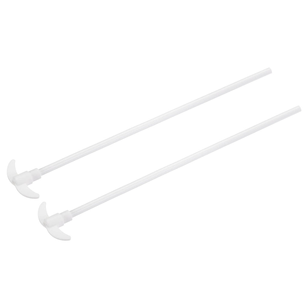 MECCANIXITY PTFE Electric Stirring Rod 300x52mm Overhead Stirrer Mixer Shaft with Foldable Paddle for Lab 2Pcs 300 x 52mm