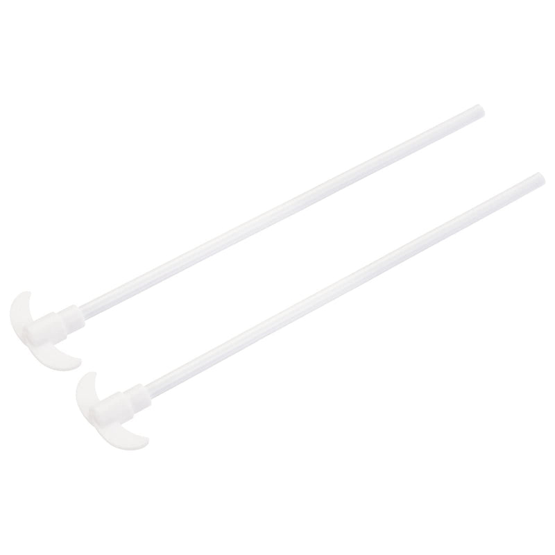 MECCANIXITY PTFE Electric Stirring Rod 250x47mm Overhead Stirrer Mixer Shaft with Foldable Paddle for Lab 2Pcs 250 x 47mm