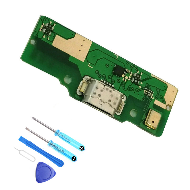 LNONLS USB Charger Charging Port Dock Connector Ribbon Flex Cable PCB Mic Board Replacement Type-C for Samsung Galaxy Tab A 8.0 2019 T290 T295 with Repair Toolkit (T290)
