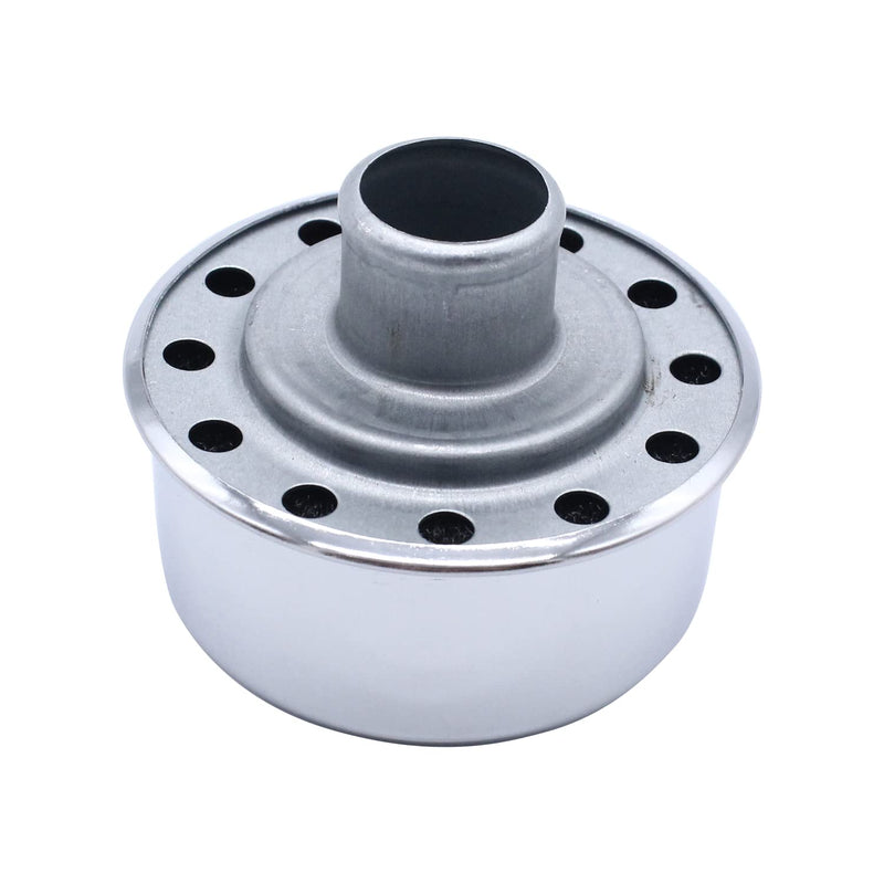Chrome Finish Steel Round Valve Cover Push In Breather Grommet for 1-1/4" Hole Valve Cover Fits for SBC BBC SBF 327 350 302 454 502