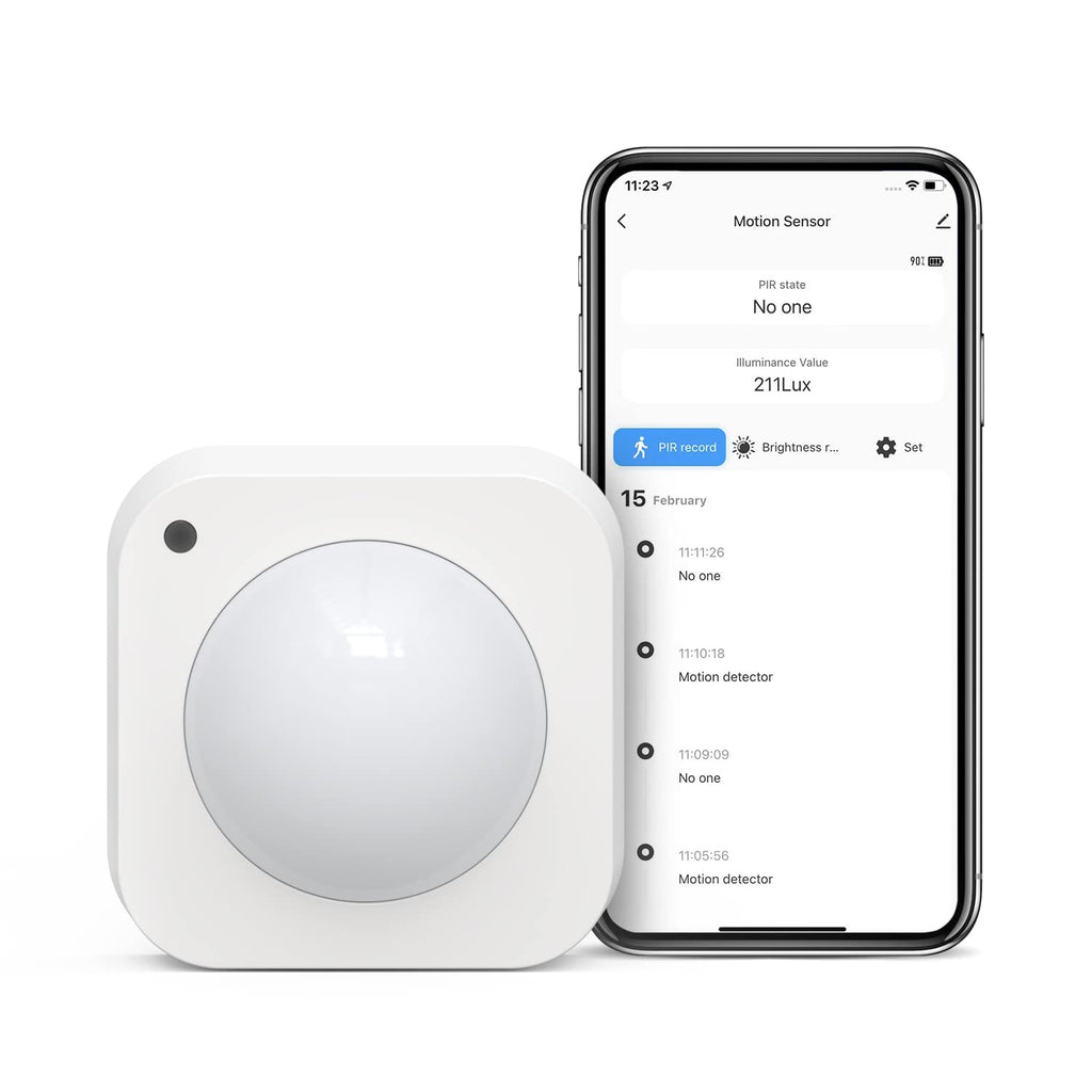 TREATLIFE Zigbee Motion Sensor, Smart Motion Sensor Detector for Alarm System, Smart Home Automation, Triggering Lights and Scenes, Compatible with Alexa Google Home (Hub Required and Sold Separately) Motion Sensor (Hub Sold Separately)