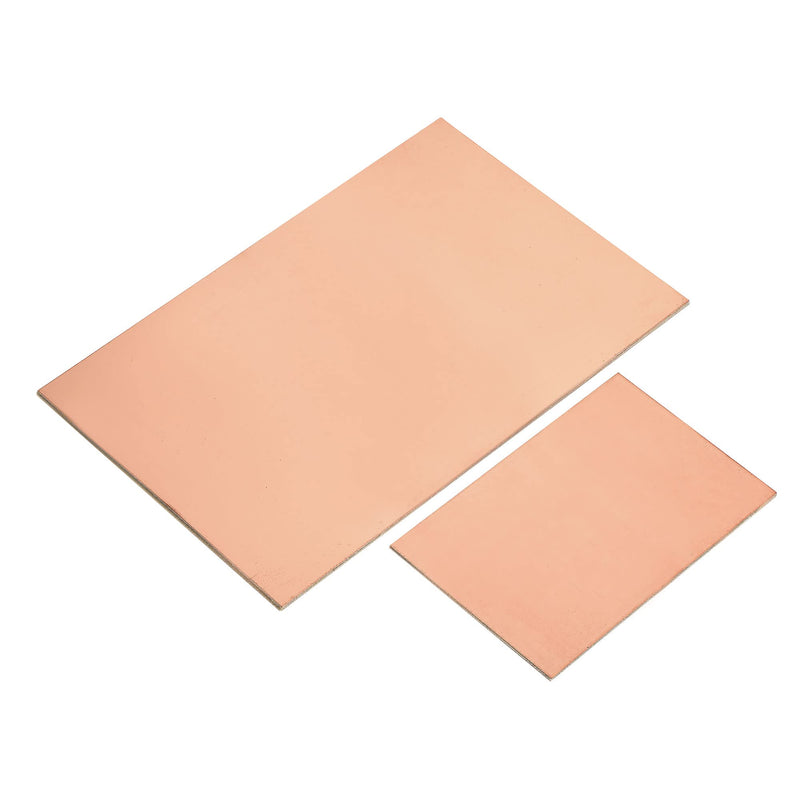 MECCANIXITY Copper Clad Board FR4 Double-Sided Prototyping PCB Boards for Circuits Projects, 180mm x 120mm/100mm x 70mm, Pack of 10