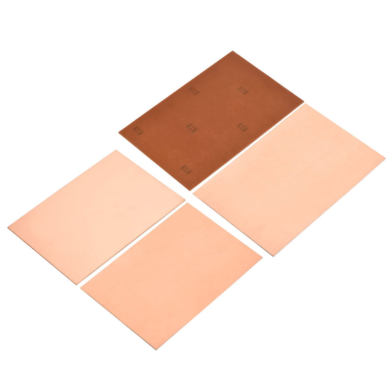 MECCANIXITY Copper Clad Board FR4 Prototyping PCB Boards for Circuits Projects, 150mm x 100mm, Pack of 15