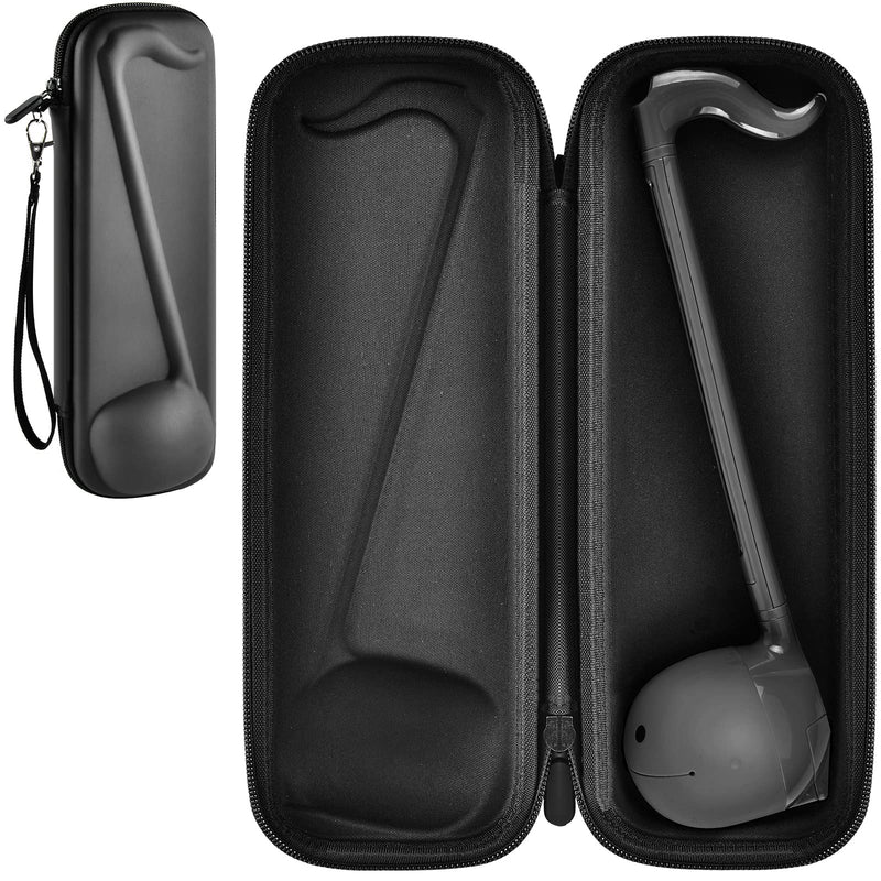 Case Compatible with Otamatone [English Edition] Japanese Electronic Musical Instrument Portable Synthesizer, Instrumental Music Toy Storage Holder for Otamatone Regular Size (Box Only) (Black) Black