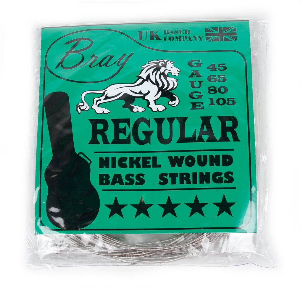 Bray 4 String Bass Guitar Strings (45-105) Perfect For Fender, Gibson, Yamaha, Squier & Ibanez Bass Guitars 4 String (45 - 105)
