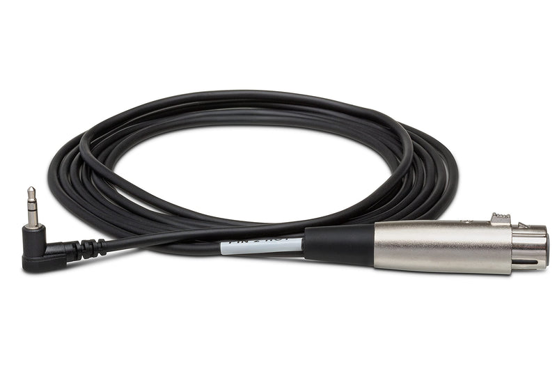 [AUSTRALIA] - HosaTech XVM-105F 5ft XLR3F to Right Angle 3.5mm TRS Microphone Cable 