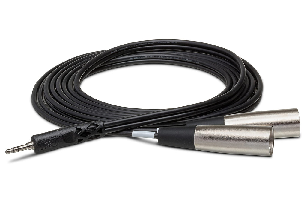 Hosa Stereo Breakout 3.5 MM TRS to Dual XLR3M 2 M