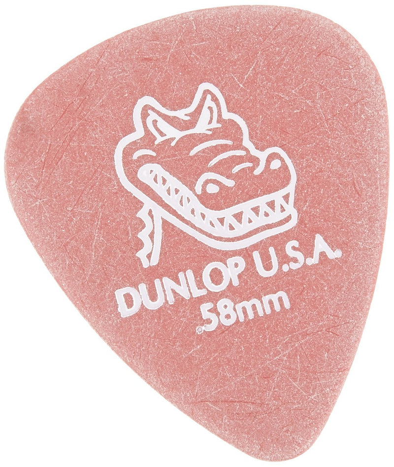 Dunlop 417P.58 Gator Grip, Red, .58mm, 12/Player's Pack, .58mm | Red, 12 Pack