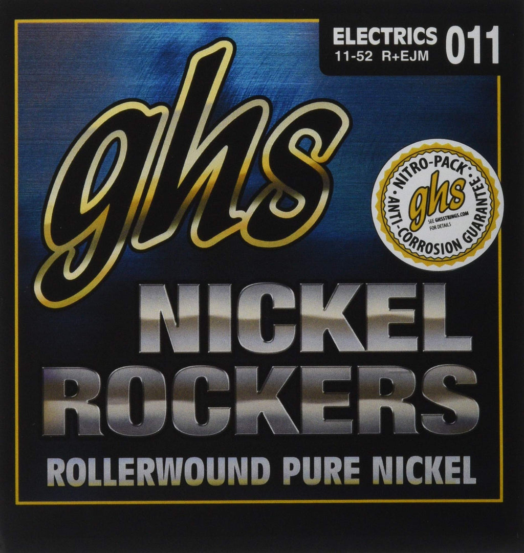 GHS NICKEL ROCKERS >ERIC JOHNSON SIGNATURE" Rollerwound String Set For Electric Guitar - Set R+EJM - Medium - 011/052