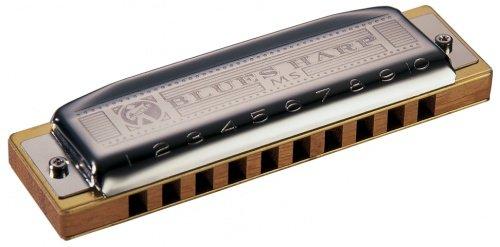 Hohner HH532F Blues Harp - Key of F, Chrome, 1.02 in*4.64 in*1.41 in