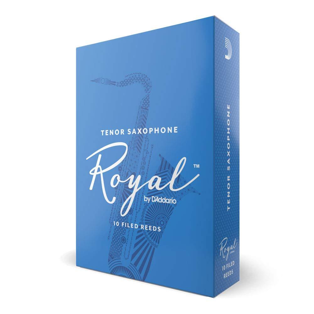 Rico Royal Tenor Saxophone Reeds - Box of 10 -Strength 2.5