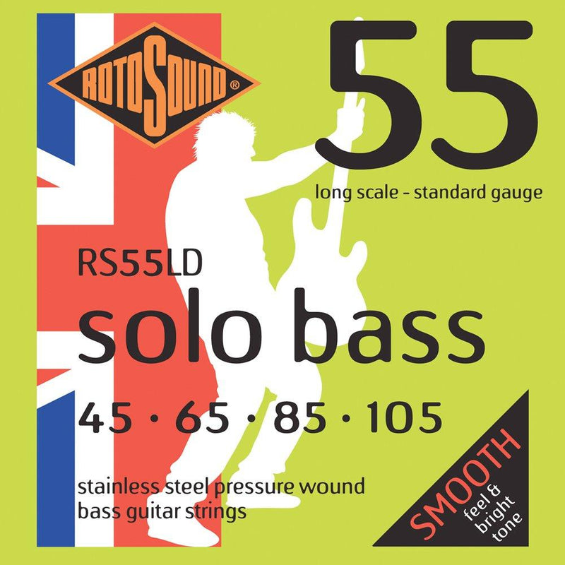 Rotosound RS55LD Linea Pressure Wound Bass Guitar Strings (45 65 85 105)