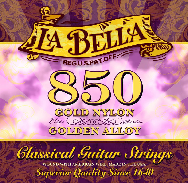 La Bella 850 Concert/Yellow Nylon