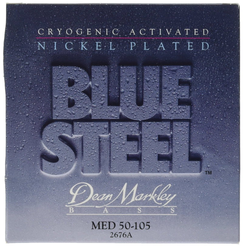 Dean Markley DM2676A Blue Steel Bass Guitar Strings, Size 50-105