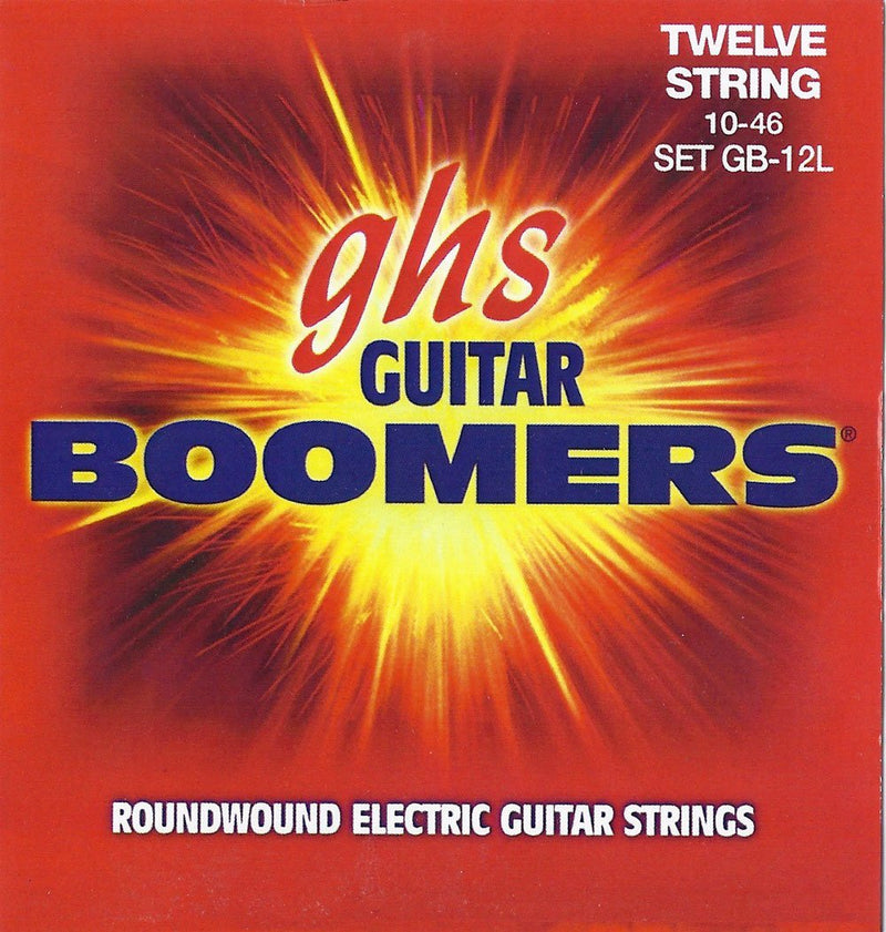 GHS BOOMERS String Set for Electric Guitar - 12-String - GB-12L - Light - 010/046