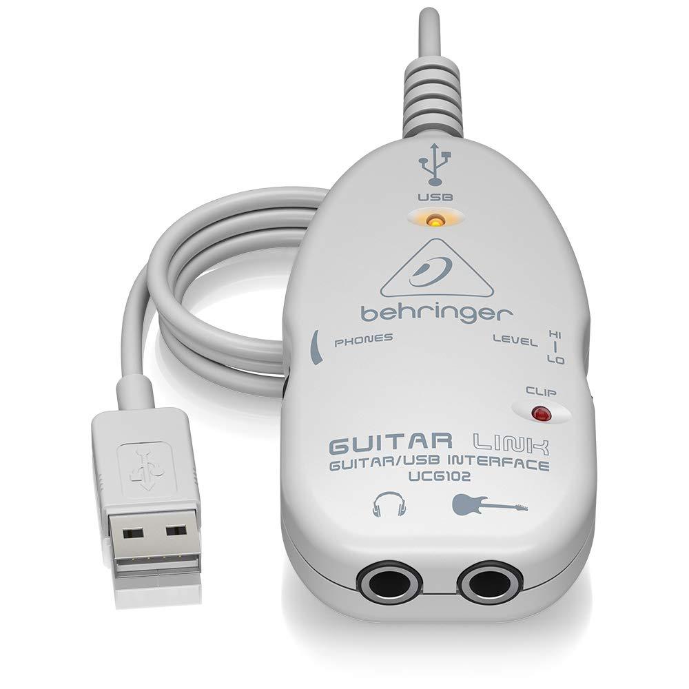 [AUSTRALIA] - Behringer Guitar Link UCG102 Ultimate Guitar-to-USB Audio Interface,White 