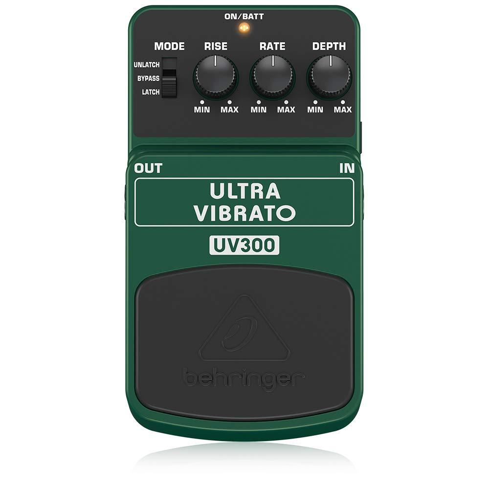 [AUSTRALIA] - Behringer Ultra Vibrato UV300 Classic Vibrato Instrument Effects Pedal,Green 