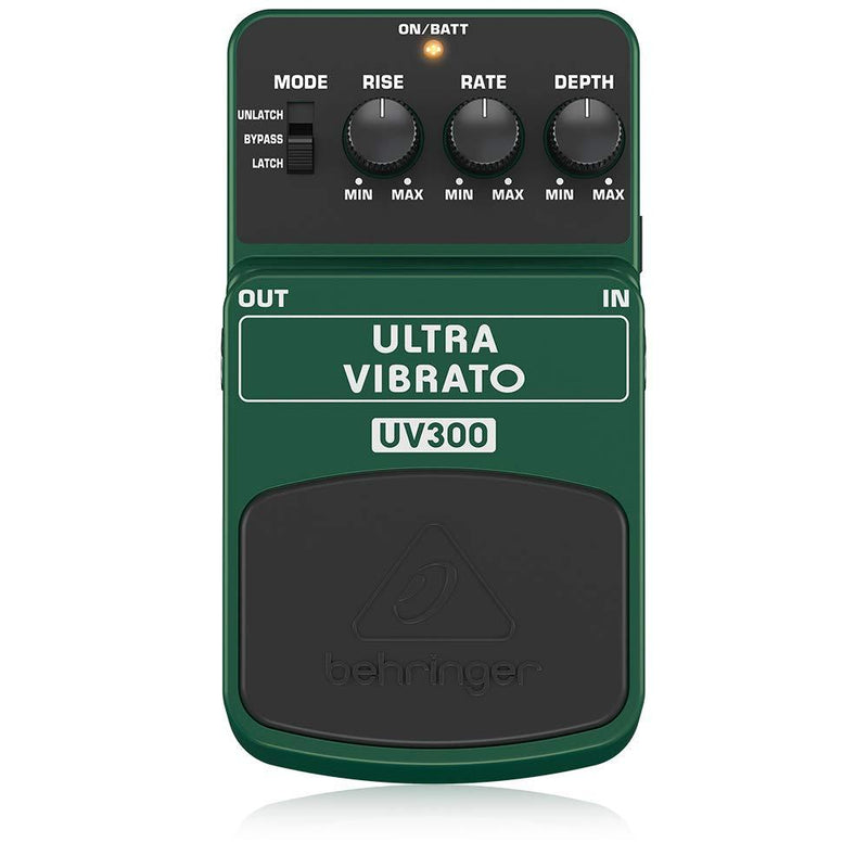 [AUSTRALIA] - Behringer Ultra Vibrato UV300 Classic Vibrato Instrument Effects Pedal,Green 