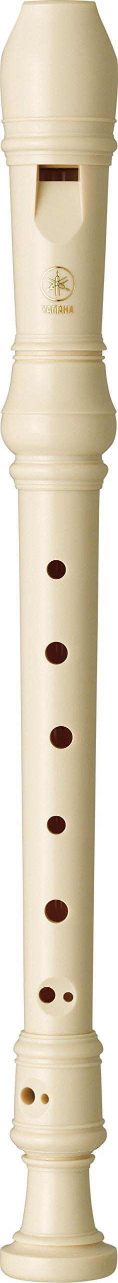 YAMAHA YRS24 Recorder - Soprano, Baroque fingering, White Single