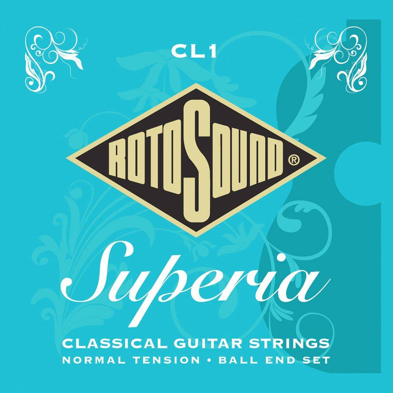 Rotosound Superia Classical Nylon Ball End Silver Wound Set