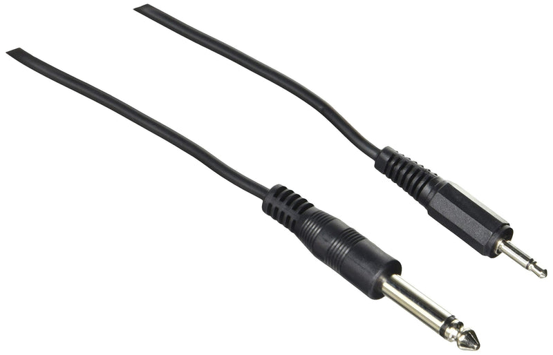 Monacor ACM-2635 2m 3.5mm to 6.3mm Mono Plug Audio Connection Cable