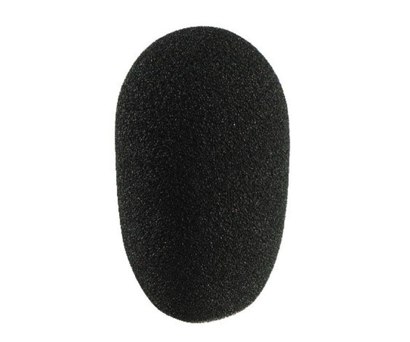 Monacor 23.2600 42x65mm Foam Microphone Windshield - Black