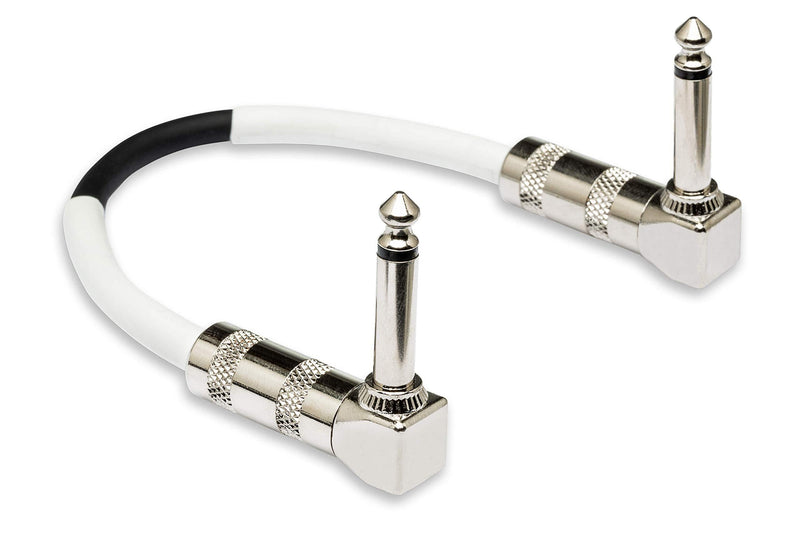 Hosa Guitar Patch Cable Right-Angle to Same 6 in 6 Inch