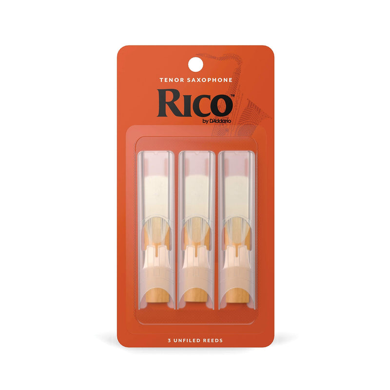 Rico RKA0330 3.0 Strength Reeds for Tenor Sax (Pack of 3) 3-Pack Strength 3.0