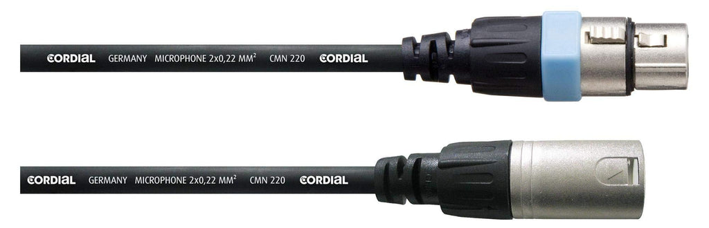 Cordial Intro CCM 1.5 FM 1.5 m XLR (3-Pin) XLR (3-Pin) Black Audio Cable