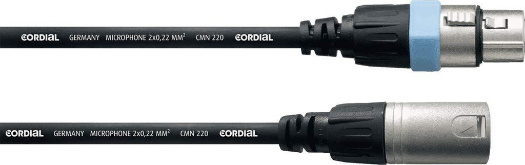 Cordial Intro 5m XLR Female to XLR Male Microphone Cable