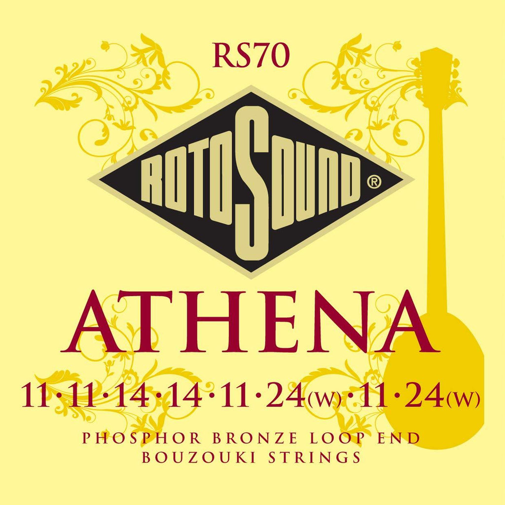 Rotosound RS70 Athena Phosphor Bronze Loop End 8 String Bouzouki Strings