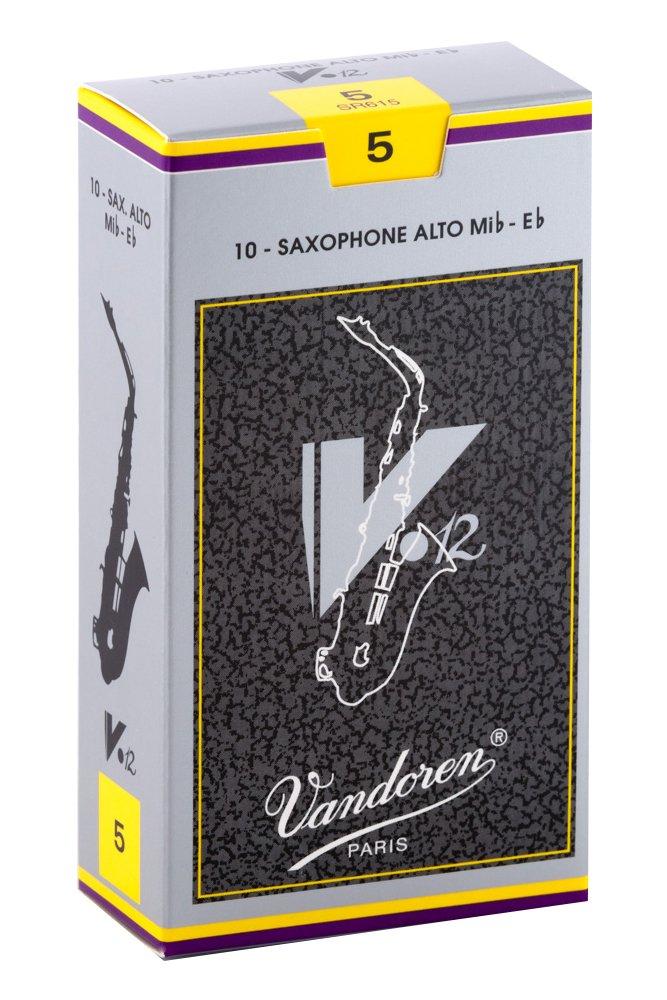 Vandoren SR615 V12 Alto Saxophone Reeds (Strength 5) (Pack of 10)