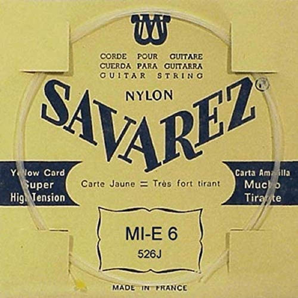 Savarez Single string for Classic Guitar Traditional Concert 526J single string E6w high, fits string set 520J