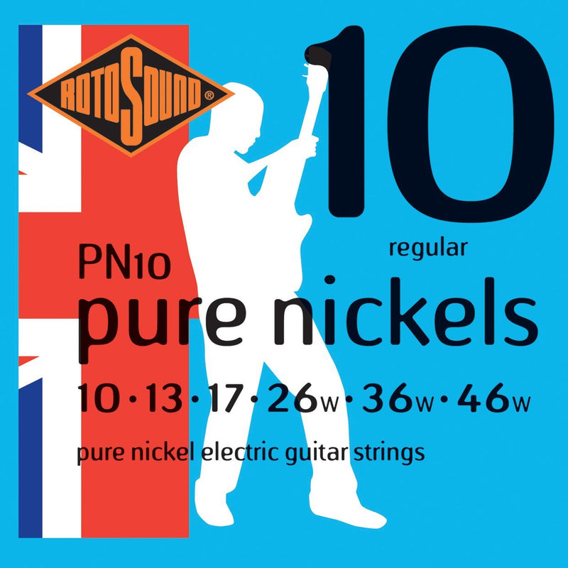Rotosound PN10 Pure Nickel Electric Guitar Strings (10-46)