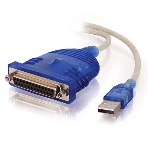 C2G 1.8M USB-A Male to DB25 Female Parallel Printer Adapter Cable