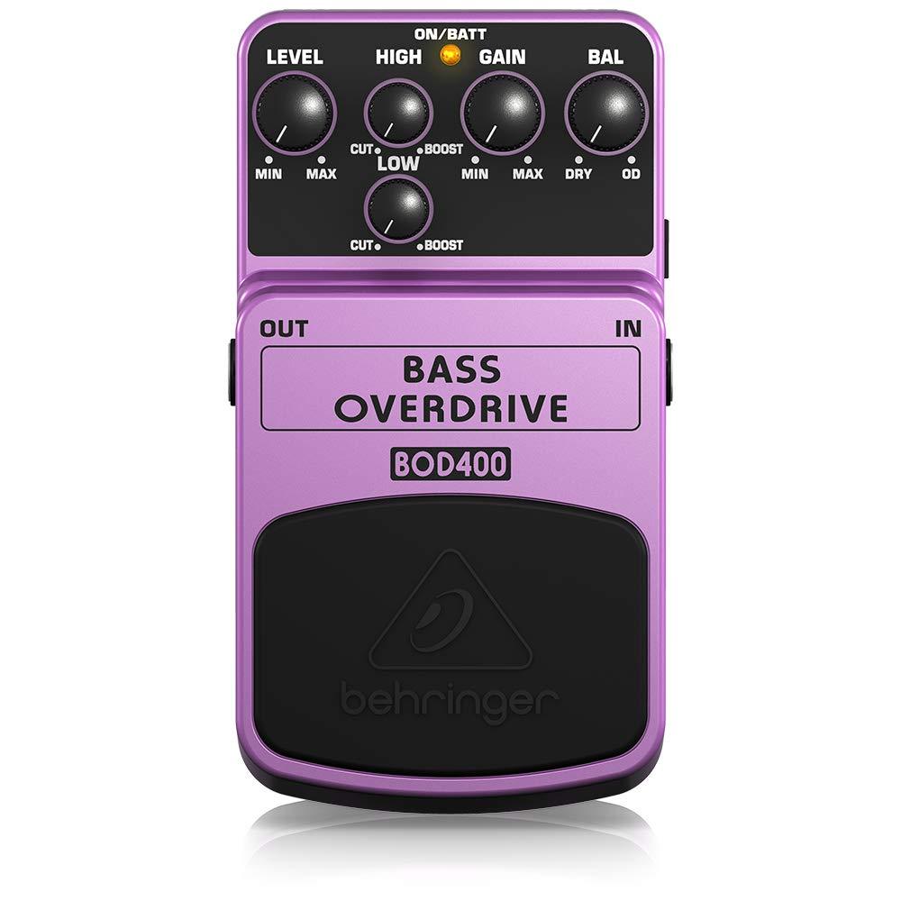 [AUSTRALIA] - Behringer Bass Overdrive BOD400 Authentic Tube-Sound Overdrive Effects Pedal,Purple Purple 