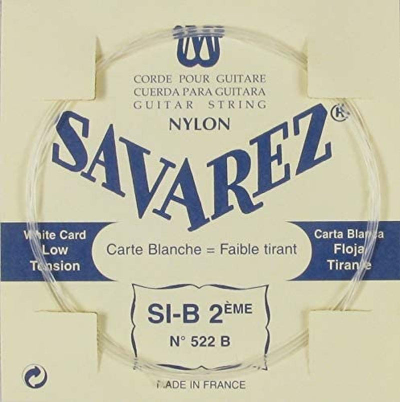 Savarez Single string for Classic Guitar Traditional Concert 522B single string H/B2 low, fits string set 520B