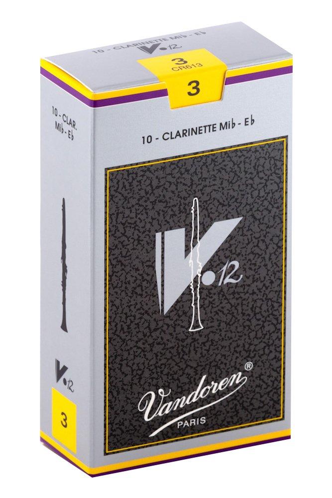 Vandoren CR613 V12 Eb Clarinet Reeds (Strength 3) (Pack of 10) Strength 3