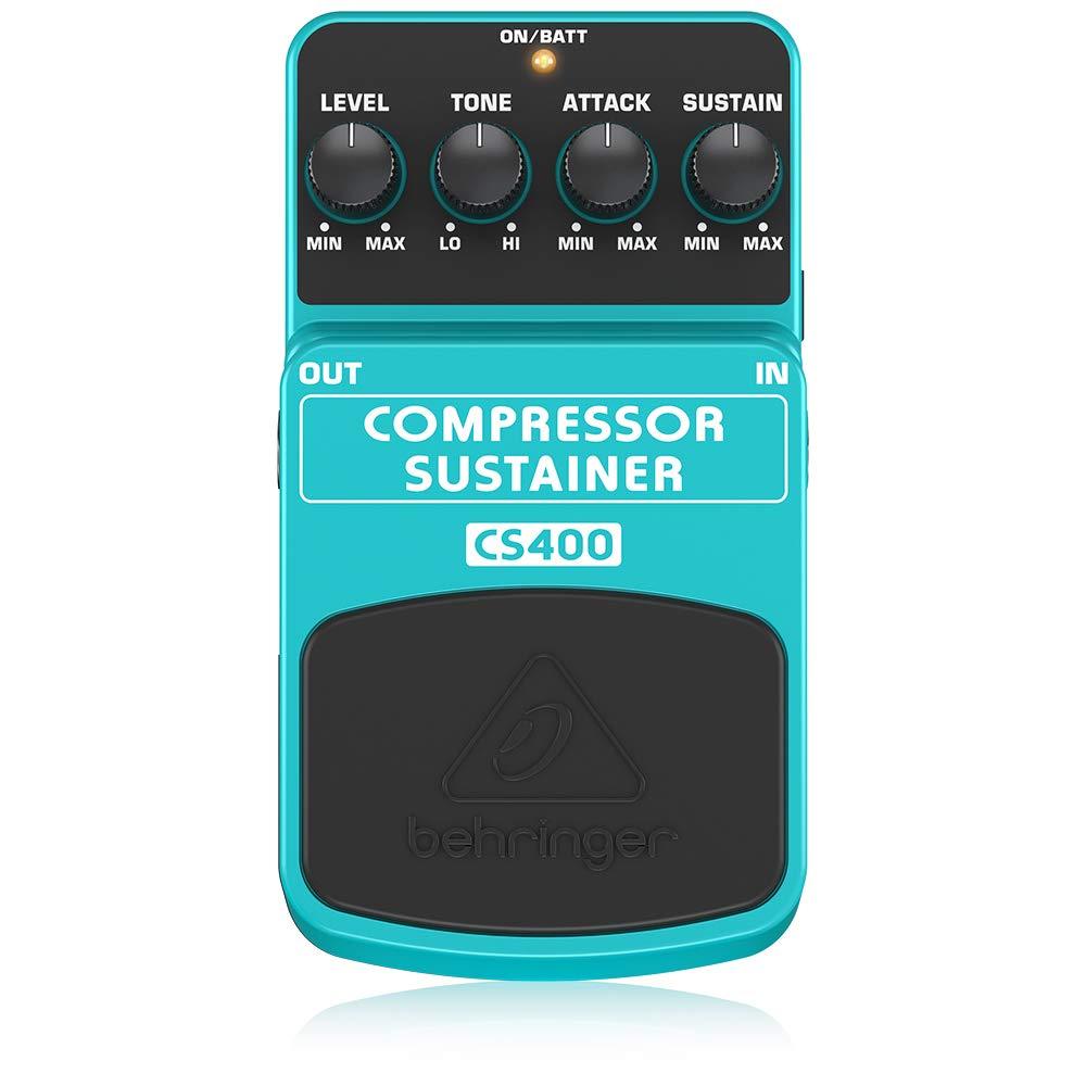 Behringer Compressor/Sustainer CS400 Ultimate Dynamics Effects Pedal,Green Green